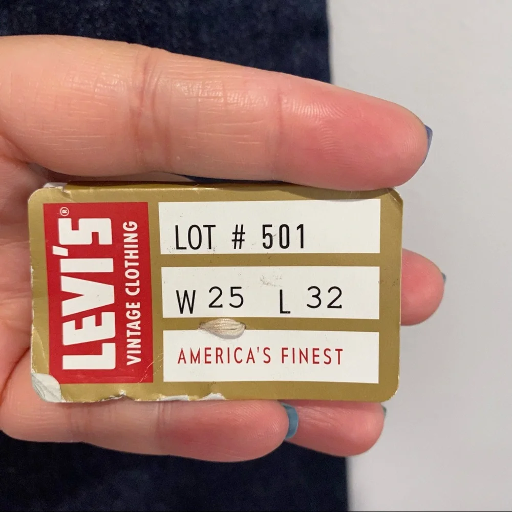 NEW Levi’s 501Z XX Big E Selvedge Jeans 25 X 32 - Picture 10 of 16